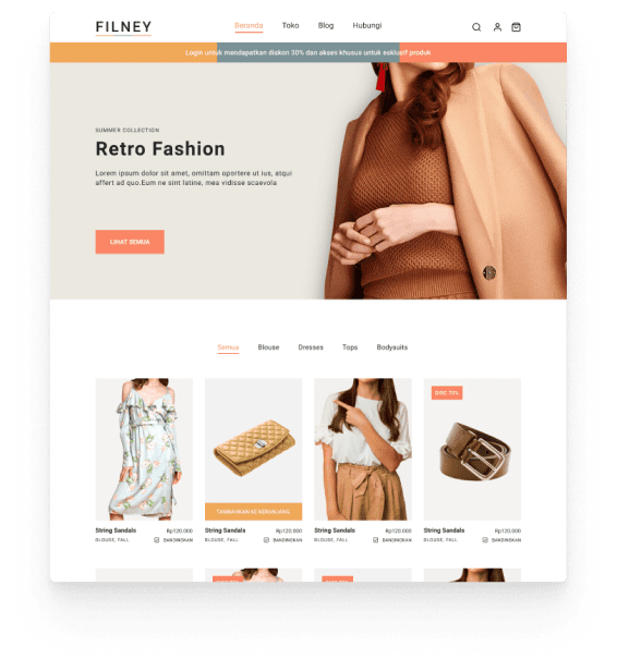 template website filney