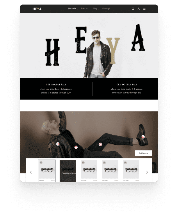 template website heya